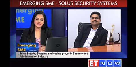 Emerging SME, Solus Security Systems Pvt. Ltd. on ET NOW